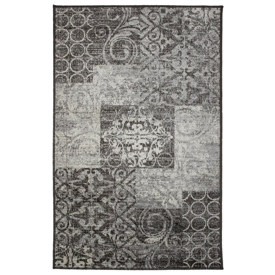 Artsilk Trace Faded Grey Rug 4 x 6 feet