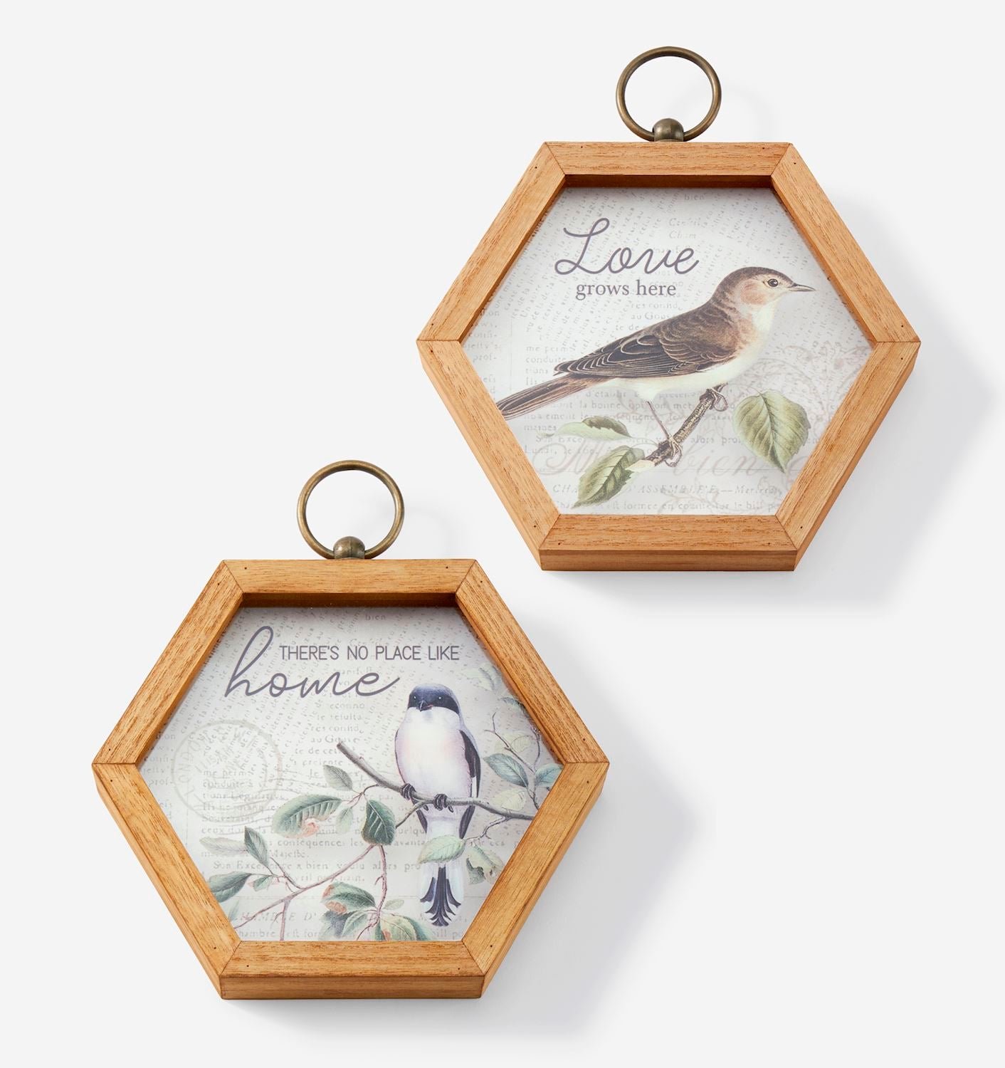 Hanging Hexagon Wall Decor