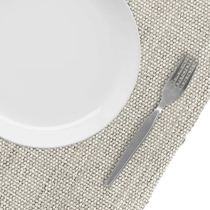 Cotton Table Runner Stone Color