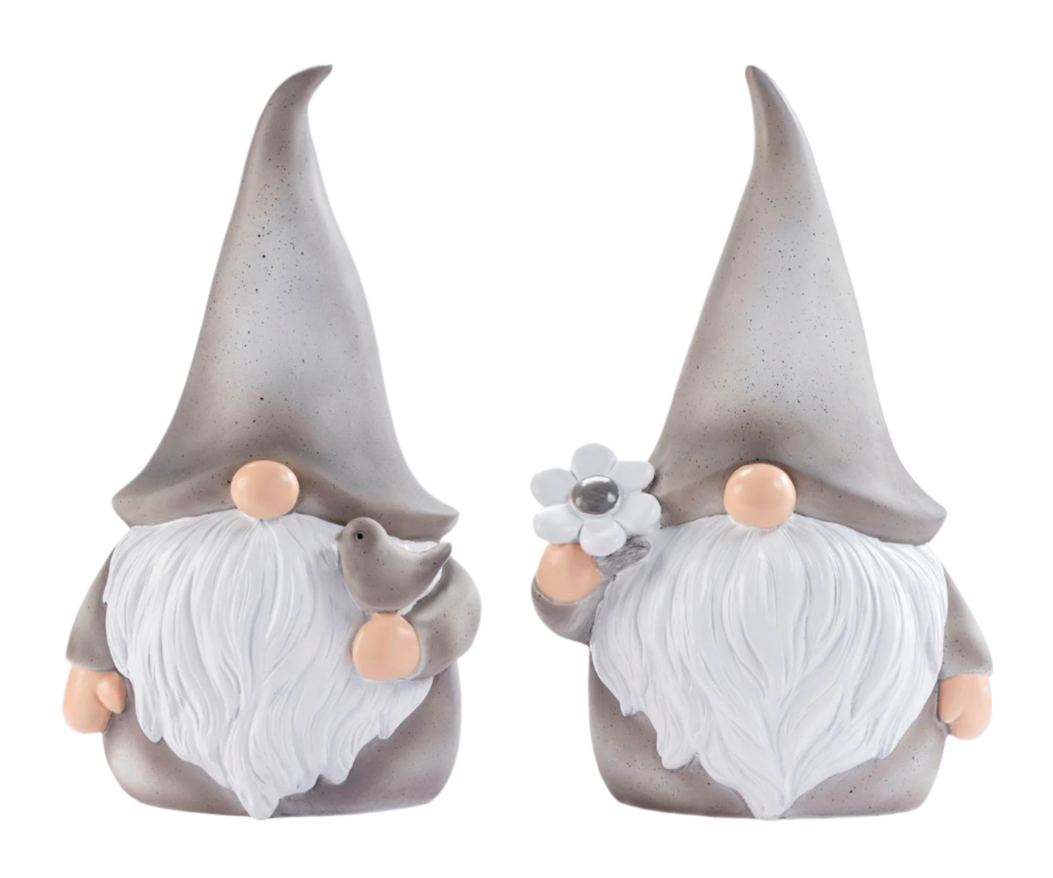 Grey Standing Gnomes 