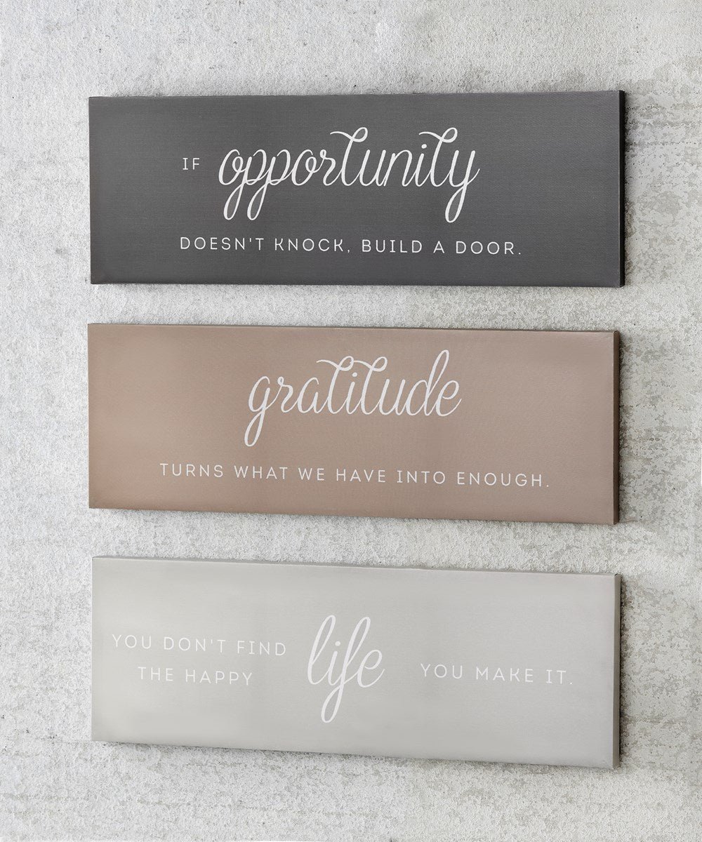 Sentiment Wall Prints, Set of 3