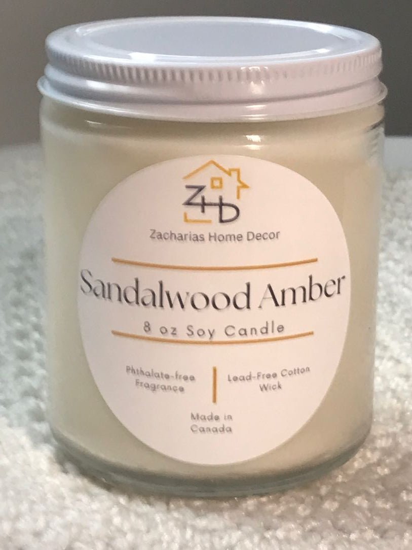 Zacharias Home Decor Soy Candles | 8oz